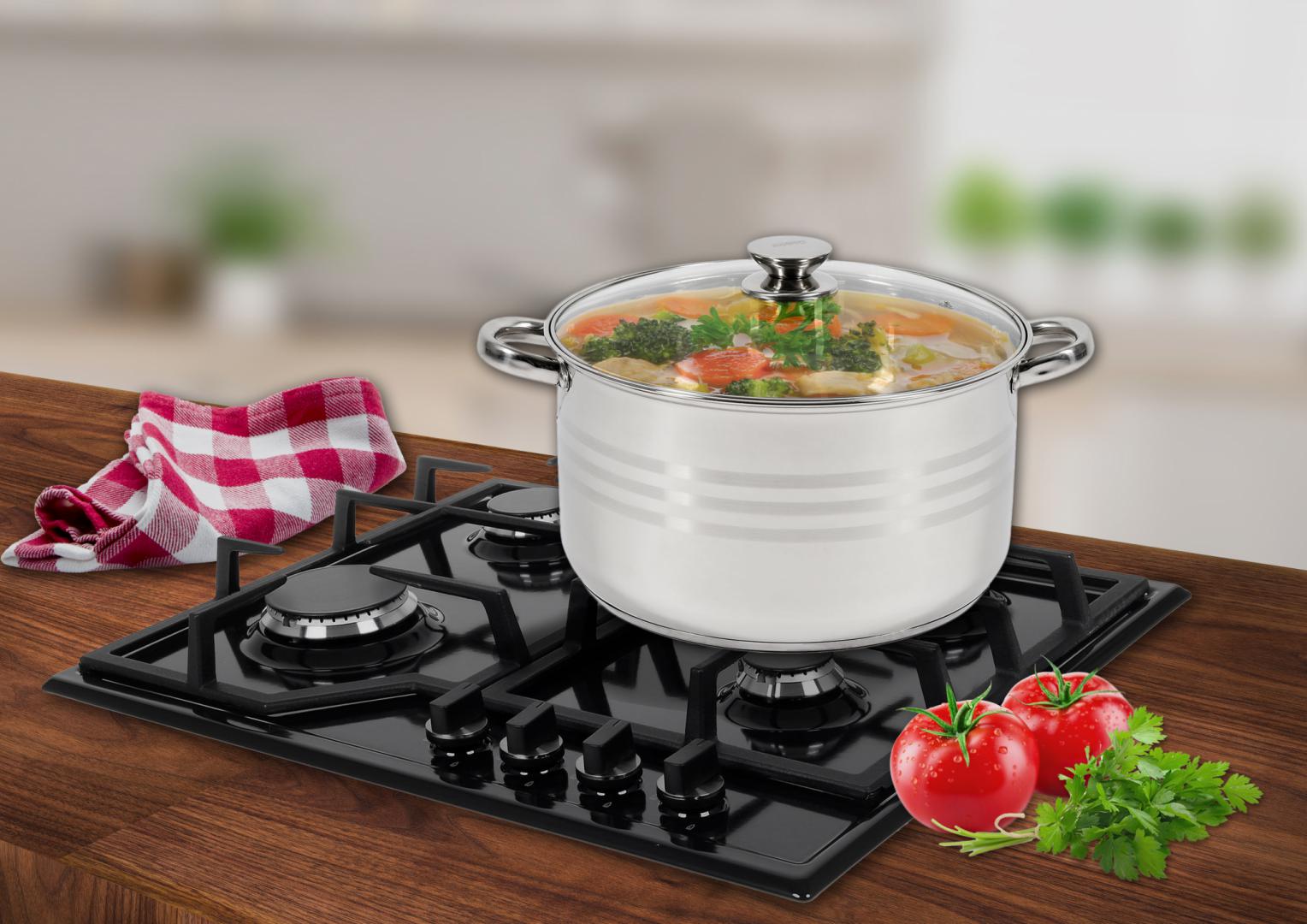 Heinner SEMIOALA INOX+CAPAC, 26x14,5CM,7L, MYRA