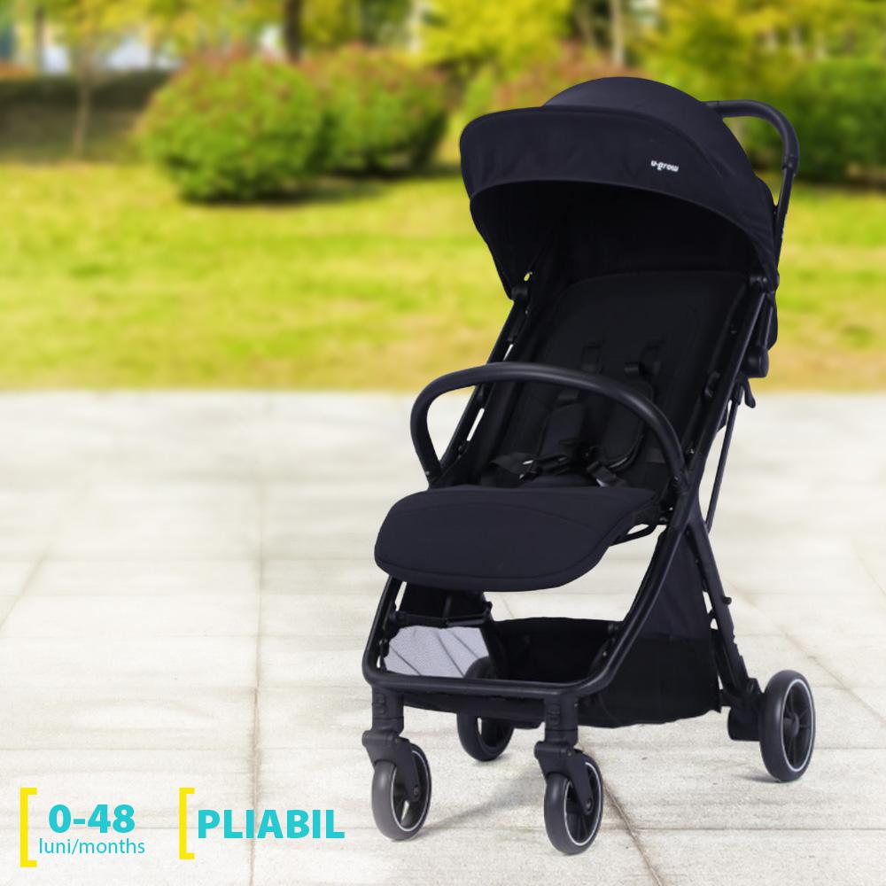 RESIGILAT | Carucior sport U-Grow autofold, negru - imagine 10 - RESIGILAT