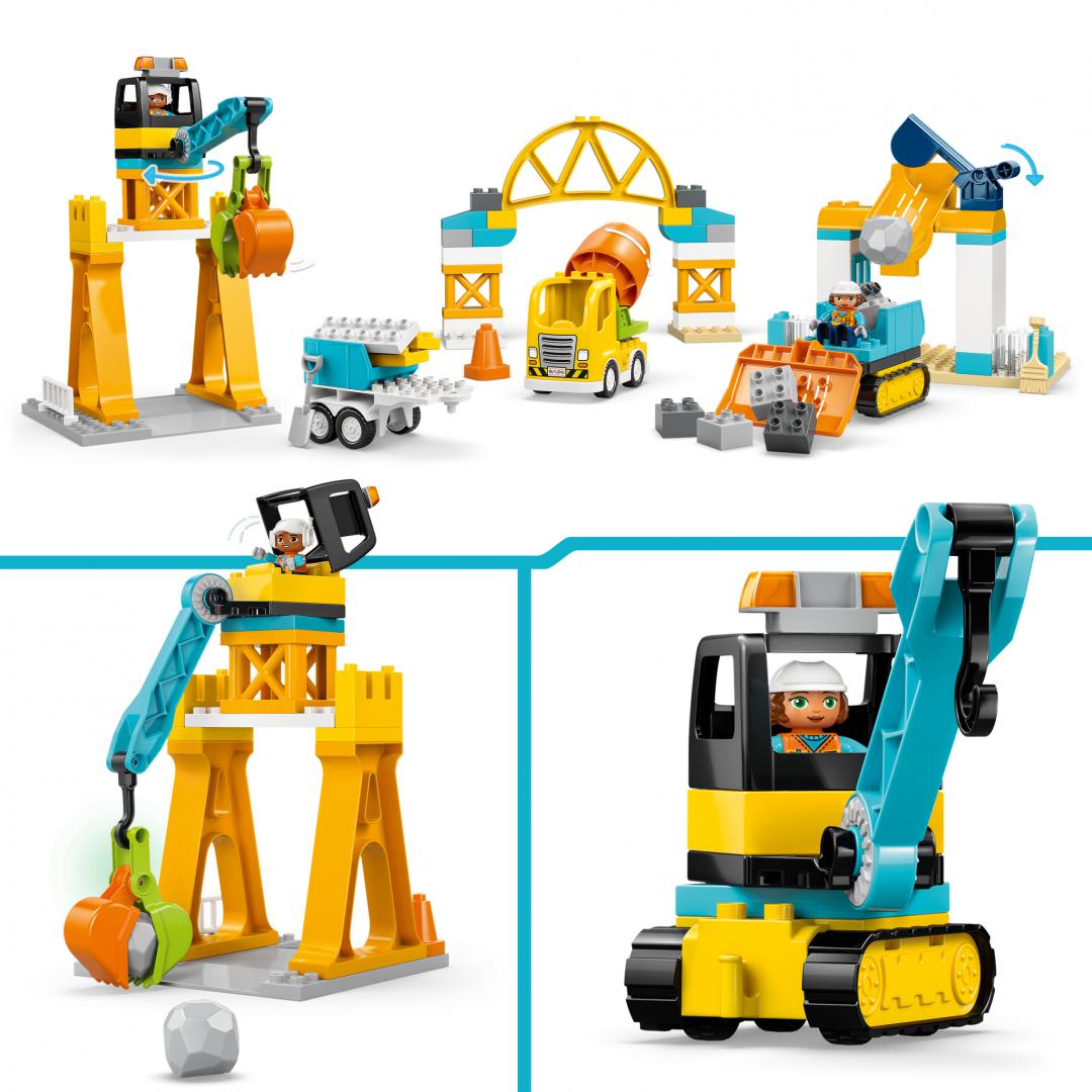 Santier VEHIC.CONSTR.3IN1 LEGO10476 (santier si Vehicule de Constructii LEGO10476)