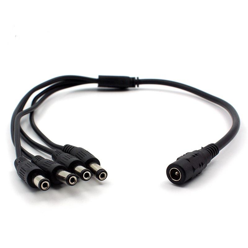 Cablu Alimentare Tip Splitter 1 To 4 (cablu Alimentare Tip Splitter 1 To 4 DC1-4 Pachet 10 bucati)