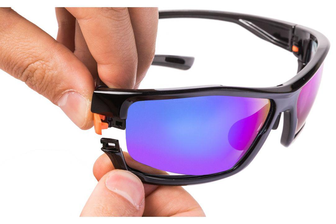 Ochelari Pegas Sport (Ochelari de Soare Pegas Sport Negru cu Portocaliu)