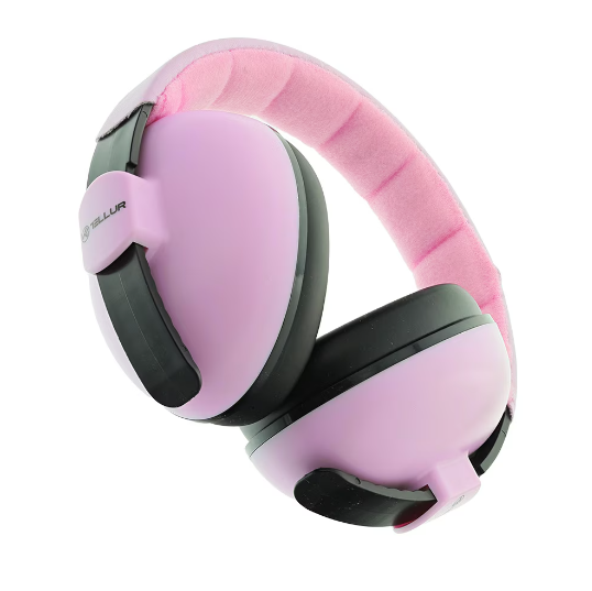 Casti Tellur pentru copii, roz (Casti Head-band Tellur TLL491281)
