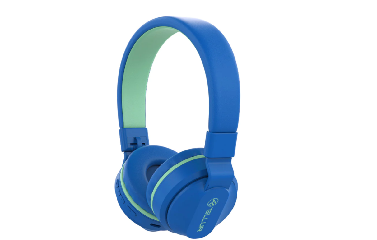 Casti Bluetooth Tellur Buddy, albastru (Casti Over-ear Tellur Buddy)