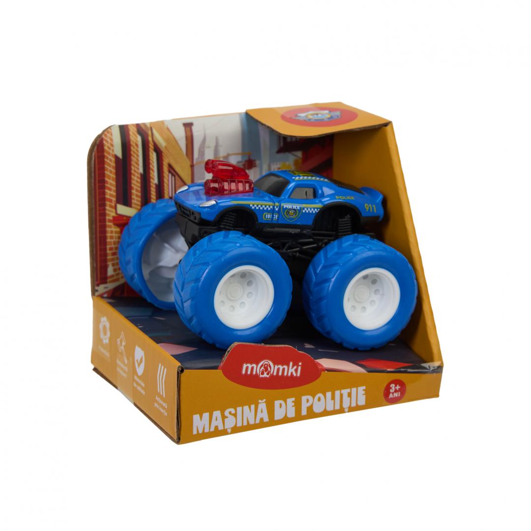 Masina de Politie Momki, Albastra (masina de Politie)