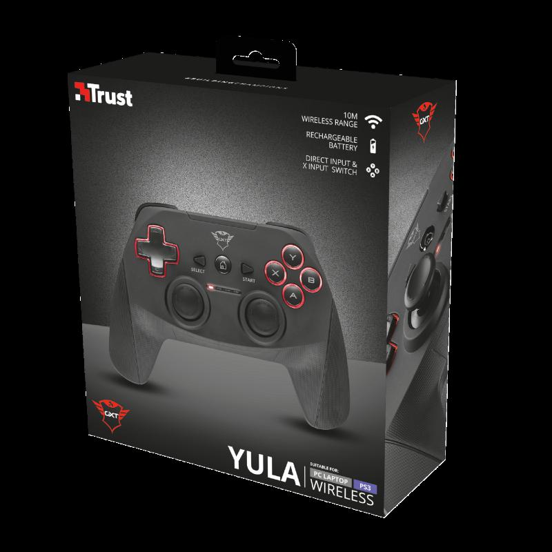 Gamepad Trust Gxt 545 Yula, negru (Trust Gxt 545 Yula Wireless Gamepad)