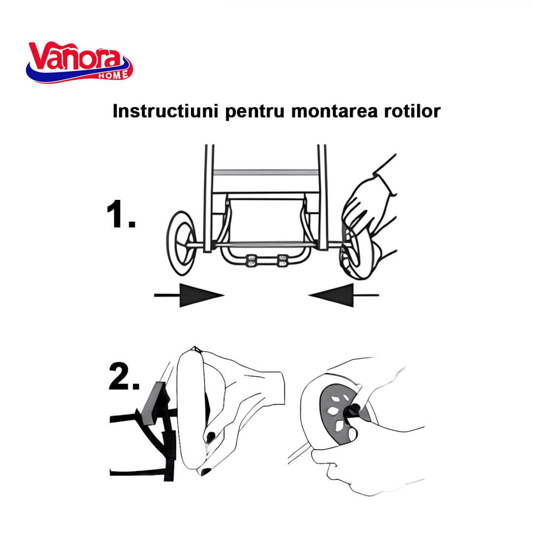 Troler de Cumparaturi Smart, 35L