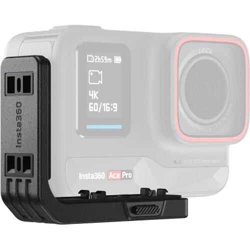 Suport de montare camera Insta360 Vertical/Horizontal pentru Ace si Ace Pro, dimensiuni 61.6 x 50.3 x 24.3 mm, negru