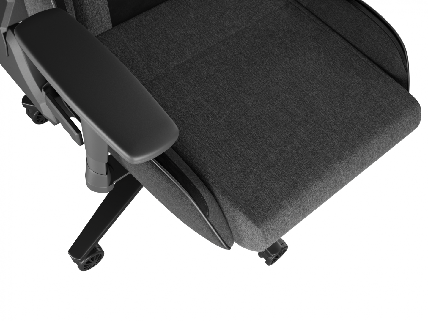 Scaun gaming Genesis Nitro 550 G2, material Synthetic PU + Textil, reglabil pe inaltime, greutate maxima suportata 150 kg, inaltime scaun reglabil 46.5 - 53.5 cm, spatar ajustabil 135°, dimensiuni roti 60mm, gri