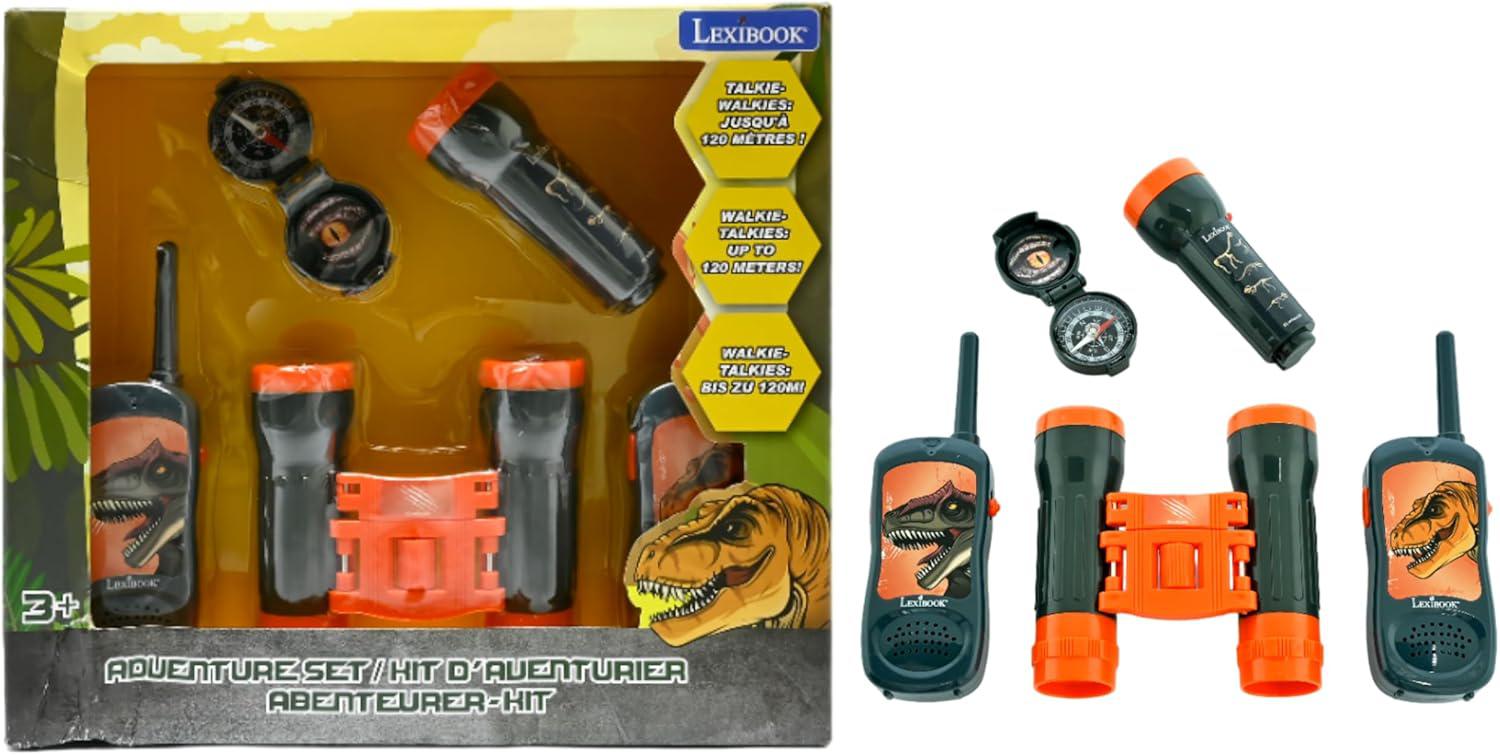 Lexibook SET CU STAȚII EMISIE-RECEPȚIE, DINOZAURI