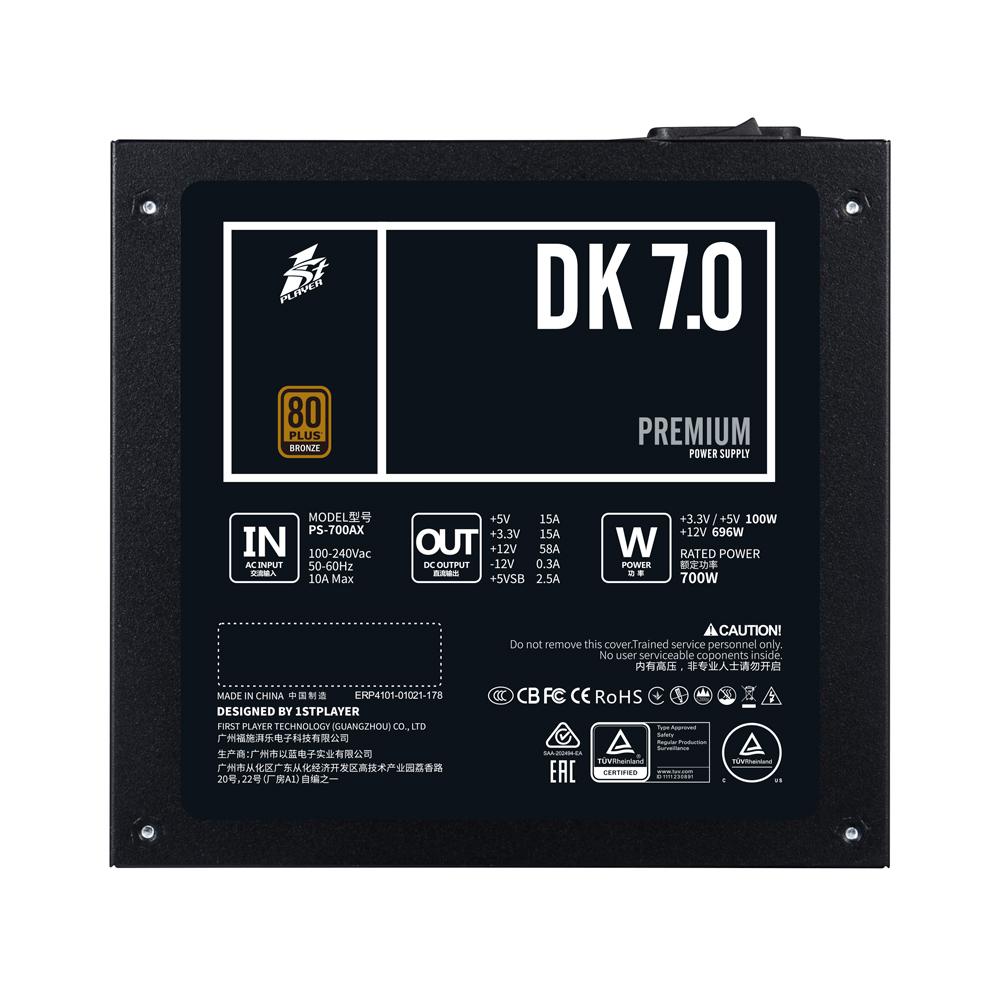 Sursa 1STPLAYER Dk Premium 700W (Sursa 1STPLAYER Dk Premium PS-700AX)
