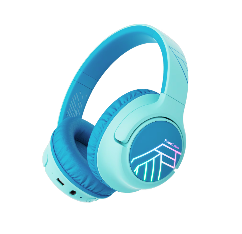 PowerLocus Casti copii BoboKids Blue (Casti Over-ear PowerLocus BoboKids)