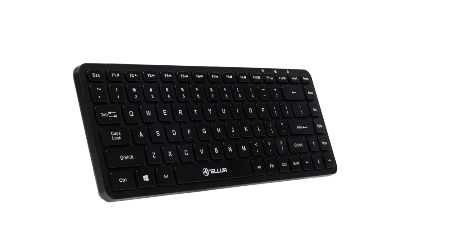 Tastatura wireless Tellur mini, negru