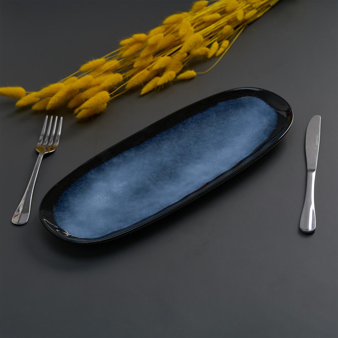 Set 4 Platouri Ceramica 38x15CM,SERENITY (set 4 Platouri Ceramica 38x15 CM)