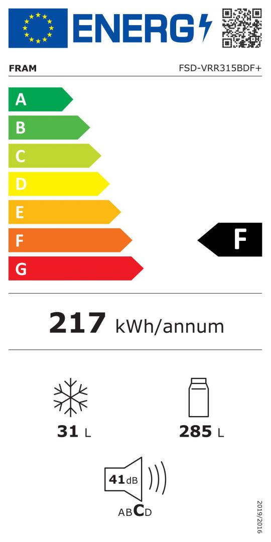 FRIGIDER CU O USA FRAM FSD-VRR315BDF+