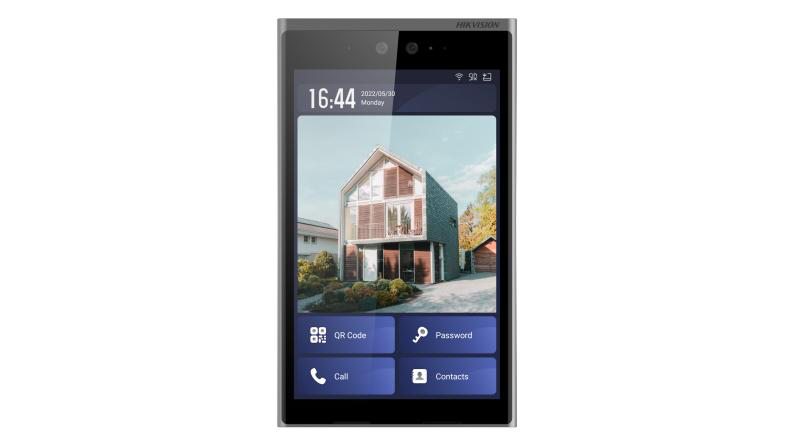 Videointerfon HIKVISION DS-KD9633-E6 TCP/IP, 10.1" touch screen,recunoastere faciala, IK07