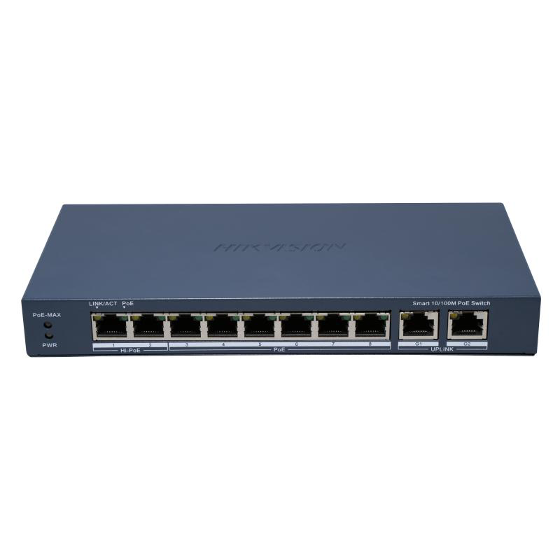 Hikvision HK SWITCH POE 8 PORTURI SMART