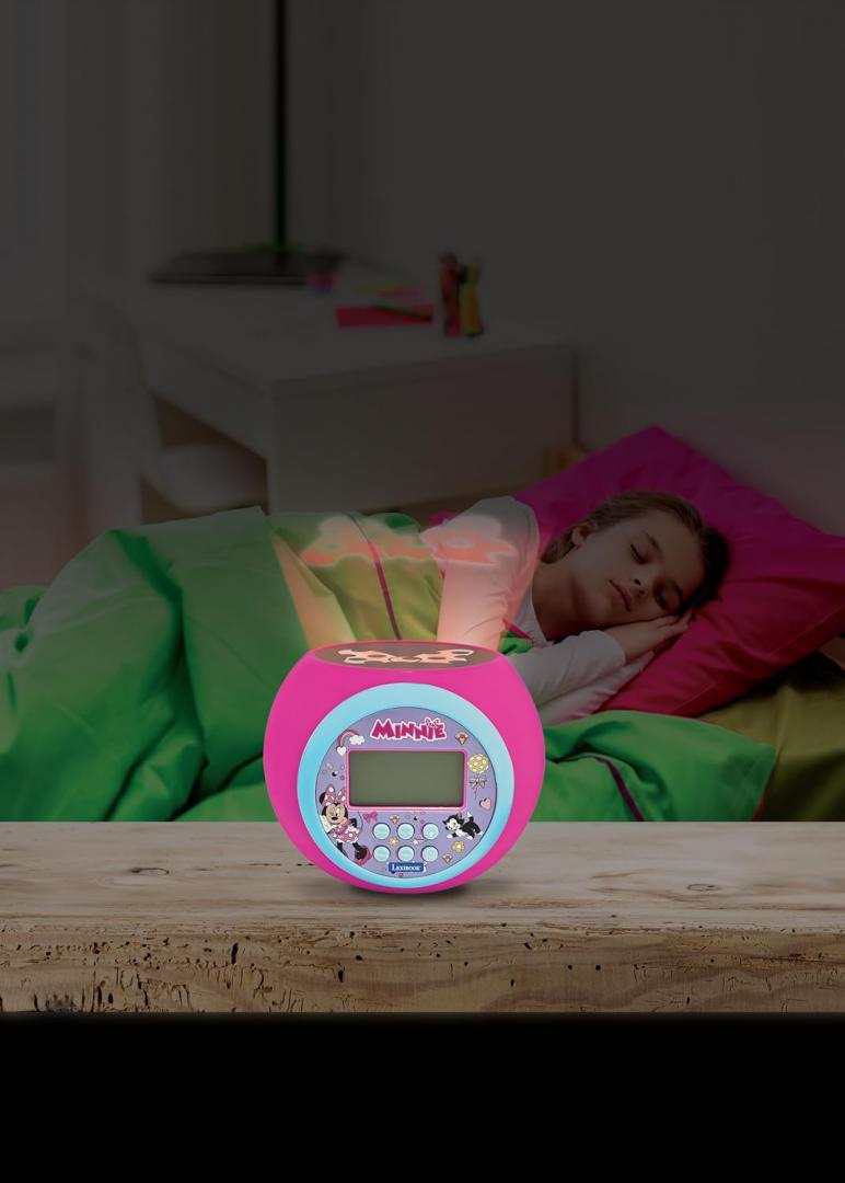 Ceas Desteptator cu Proiector, Minnie M. (ceas Desteptator cu Proiector)