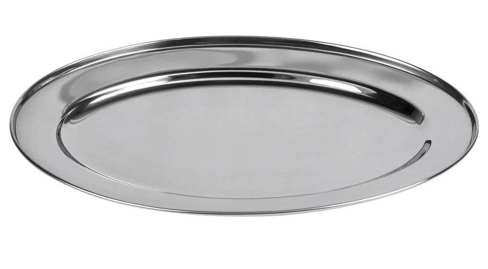 Tava Ovala din Inox 55x38x2.5 CM (tava Ovala din Inox 55x38x2.5 CM)