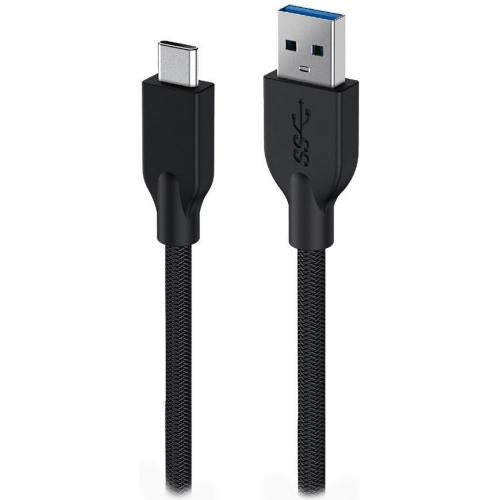 Cablu Genius Qc, 1m, negru (Cablu alimentare si date Genius)