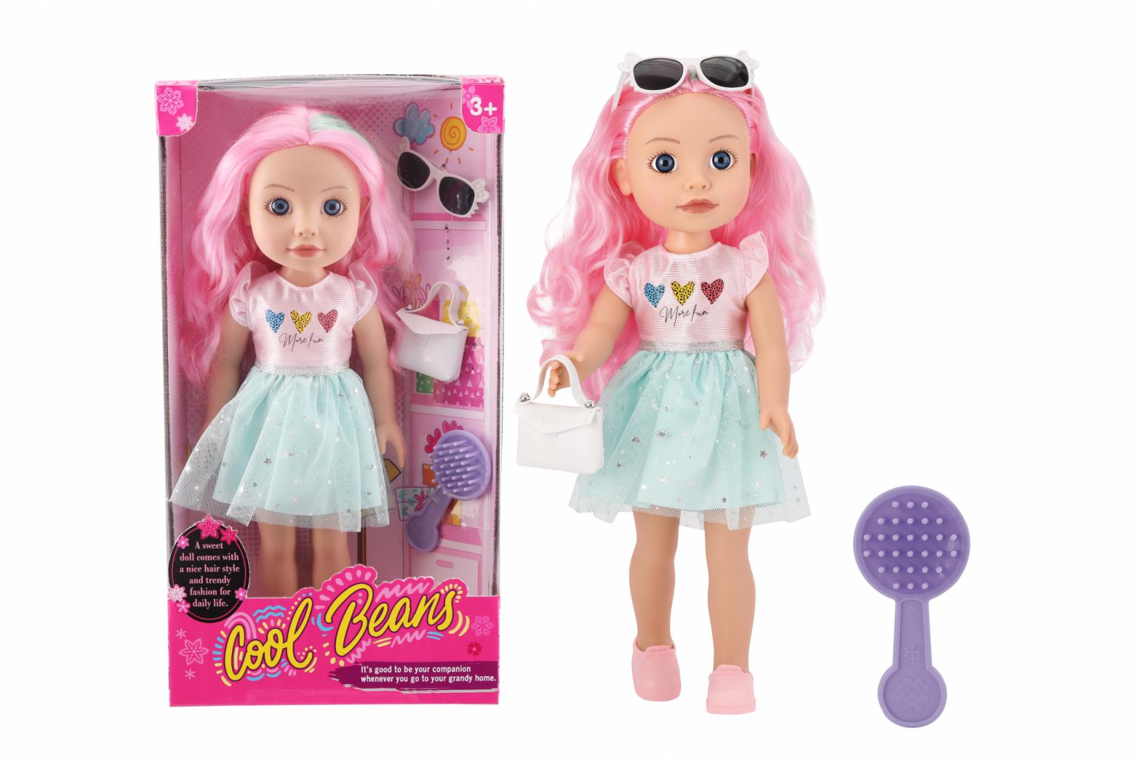 Papusa Fashion, Roz (papusa Fashion cu Accesorii)