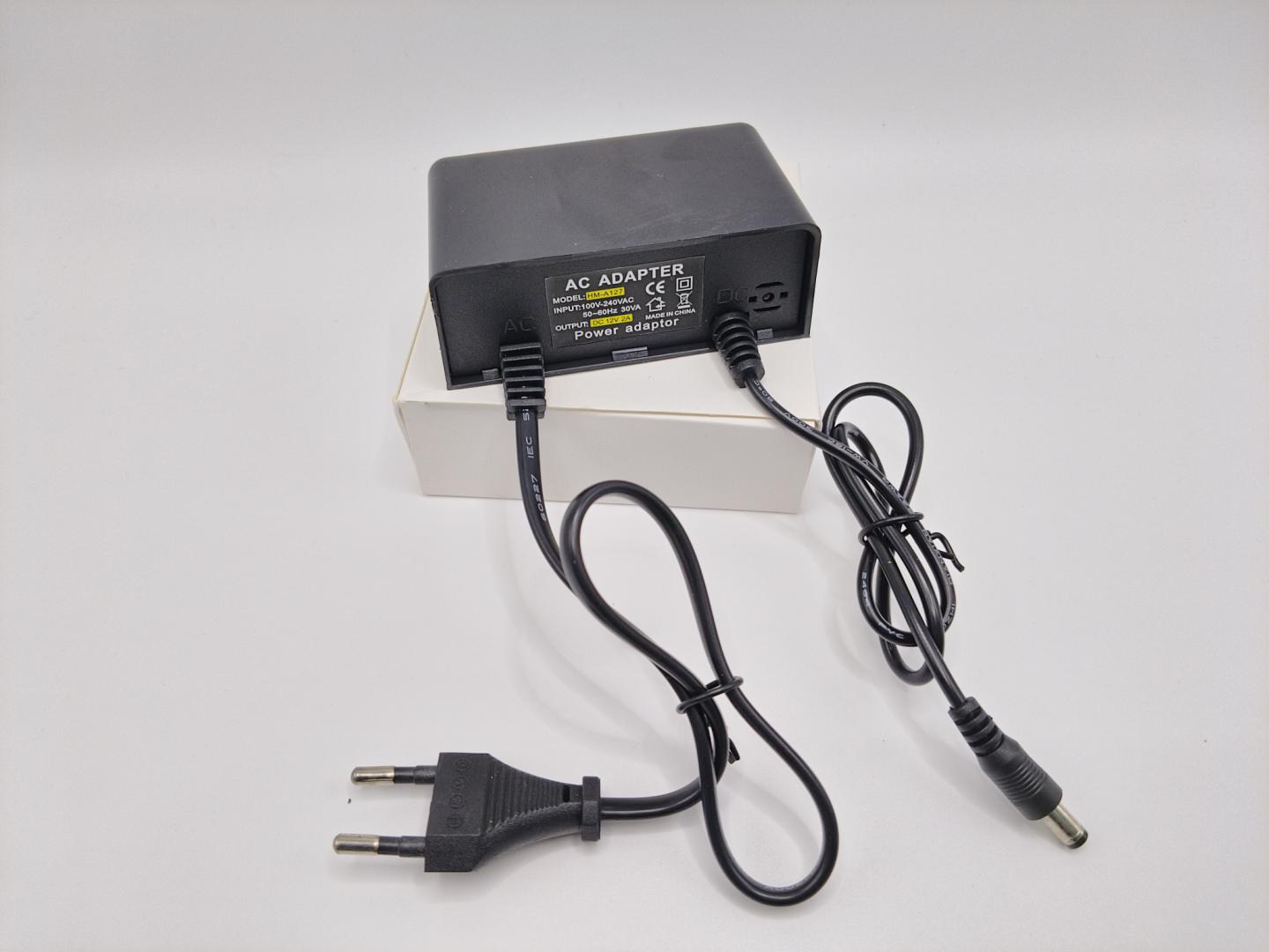 ALIMENTATOR CAMERE 12V 2A HM-A127 12V 2A, EU standard plug