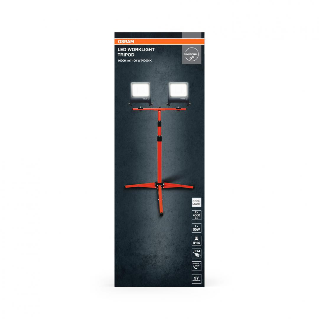 LED WORKLIGHT 2X50W 840 TRIPOD OSRAM