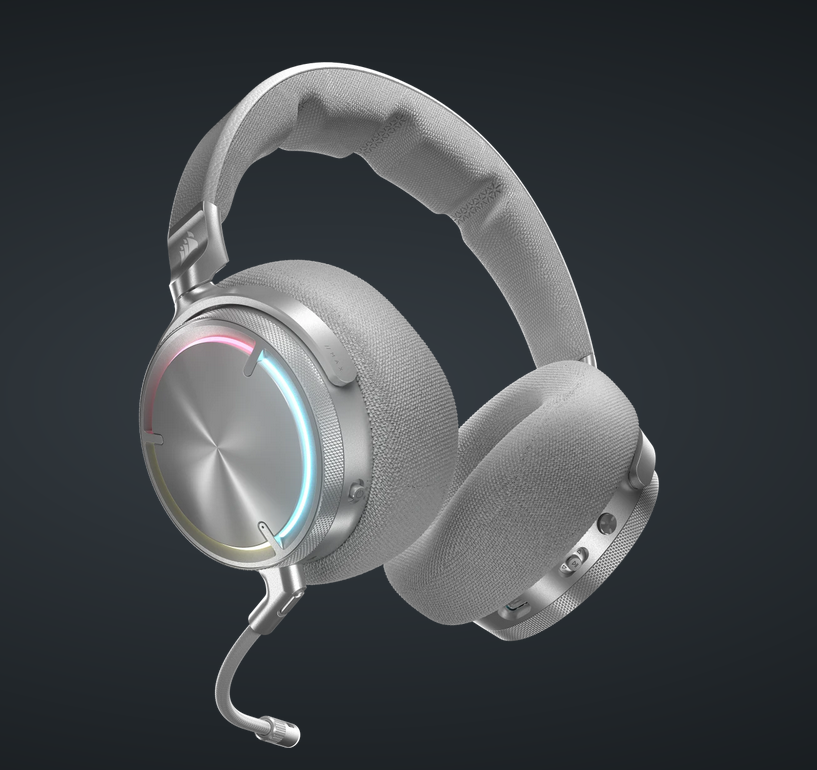 Corsair Casti Gaming CR VIRTUOSO MAX WIR SILVER