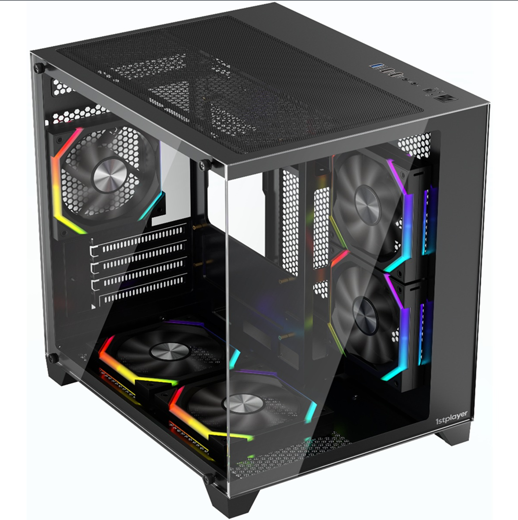 Carcasa 1STPLAYER Gaming BV5 Black (Carcasa 1stPLAYER® Gaming BV5-bk)