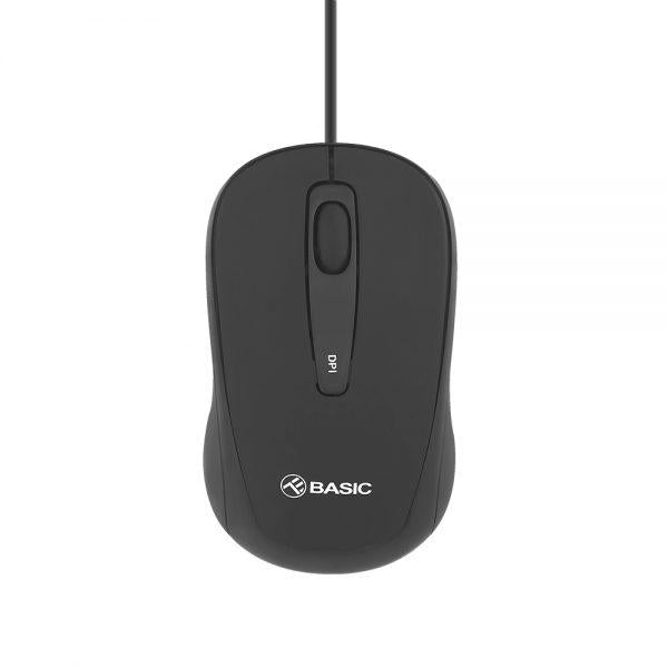 Mouse cu fir Tellur basic, mini, negru (Mouse Tellur basic)