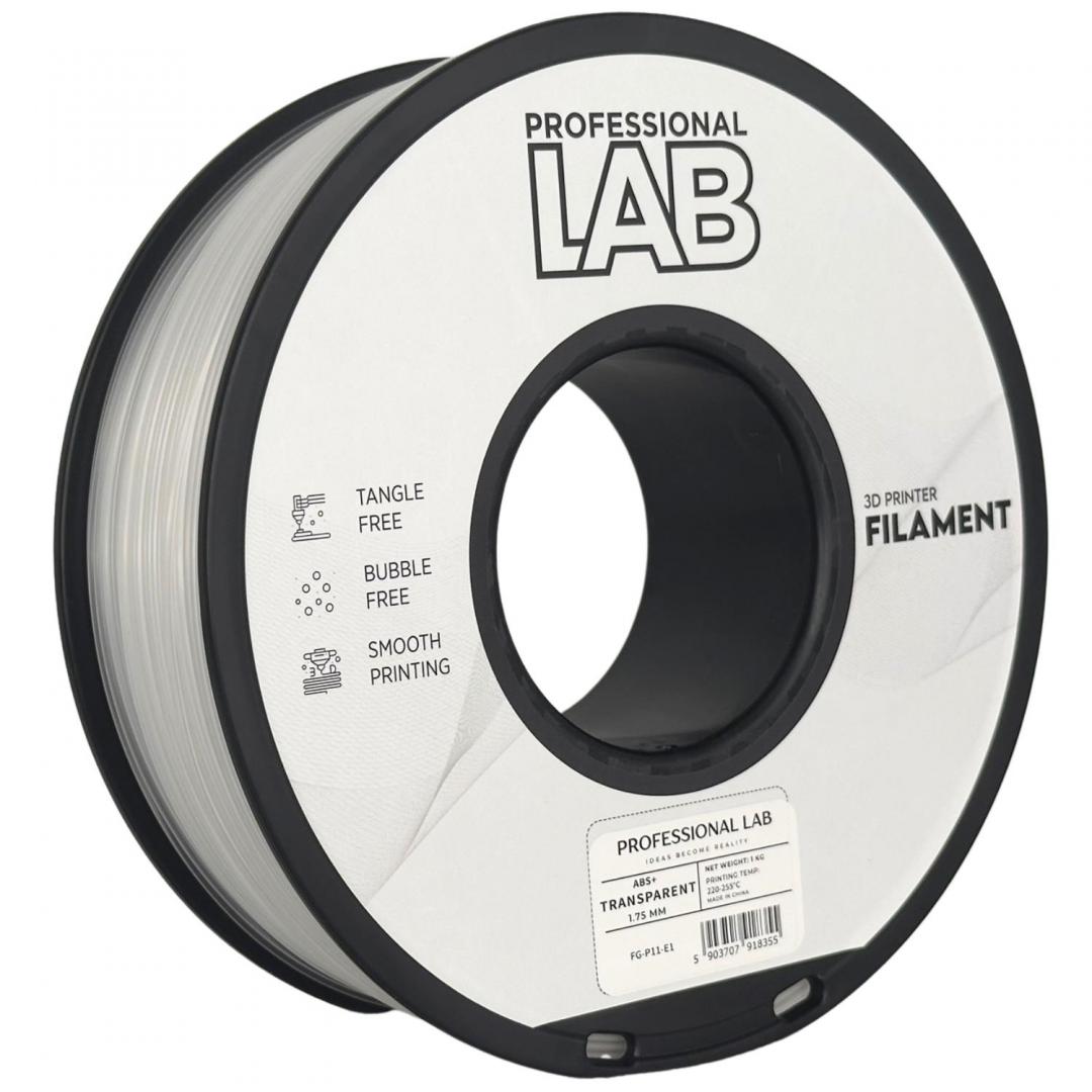Professional Lab PROF. LAB 3D FILAMENT 1KG ABS+ TRANSPARE