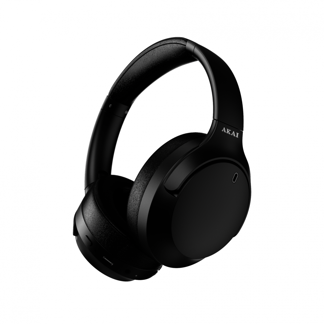 Casti Akai BTH-P200ANC wireless, negru (Casti Over-ear Akai BTH-P200ANC)