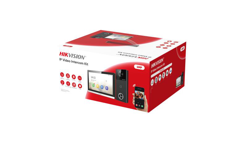 Kit Videointerfon IP WIFI 1FAMILIE (kit Videointerfon Hikvision IP WIFI 1FAMILIE DS-KIS610-P 4MP higher resolution...)