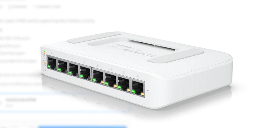 UBIQUITI UNIFI SWITCH LITE 8-PORT POE L2