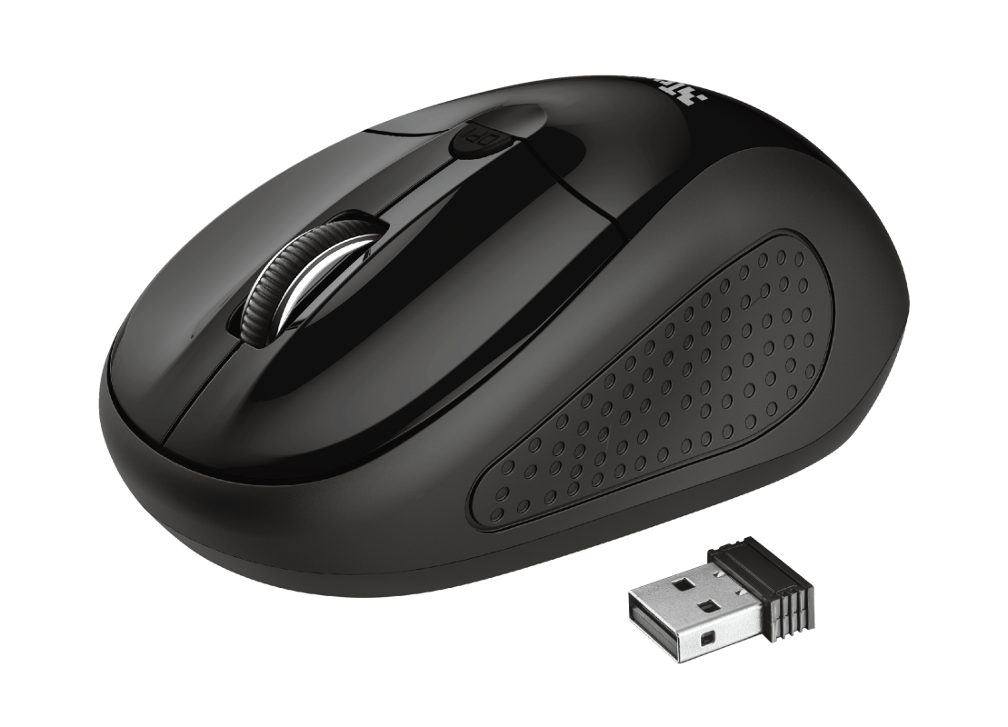 Kt Trust Primo Office cu fir, negru (Kit wireless tastatura si mouse Trust Primo)
