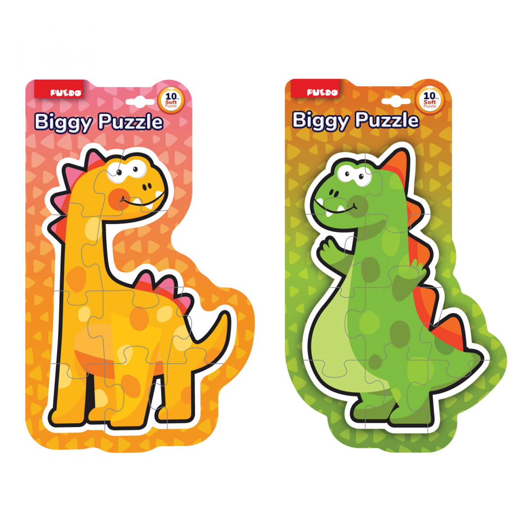 Puzzle Maxi, 10 PIESE- Verde (puzzle din Spuma Eva)