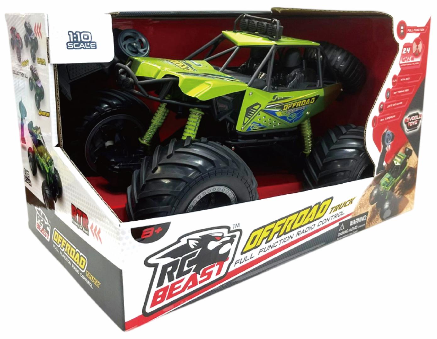 Cevodle MASINUTA TELE.BIG FOOT 1/10,44CM,DIV CUL