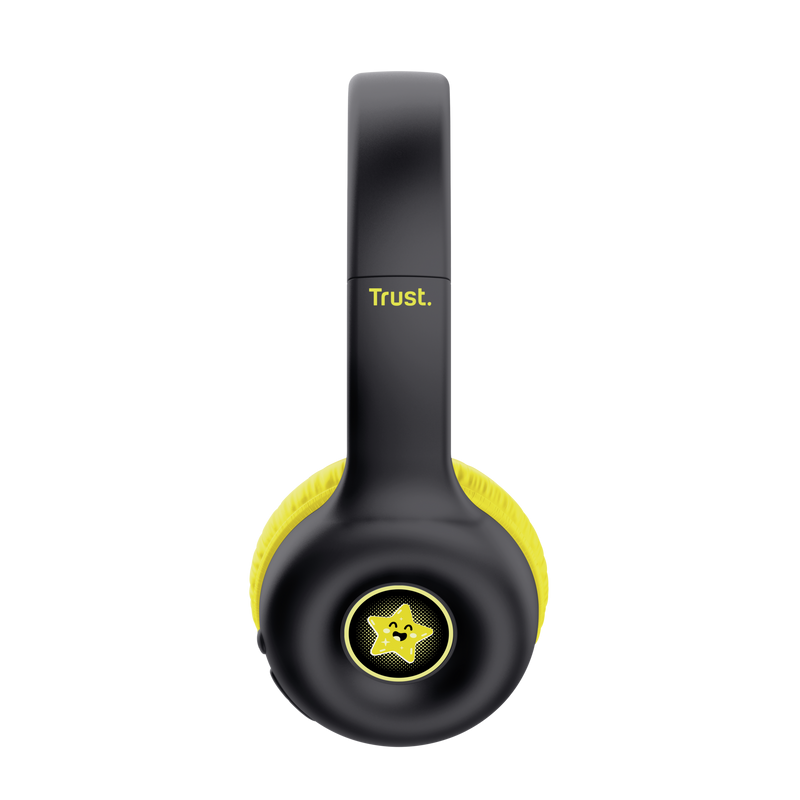 Casti Trust Nouna WS kids, negru