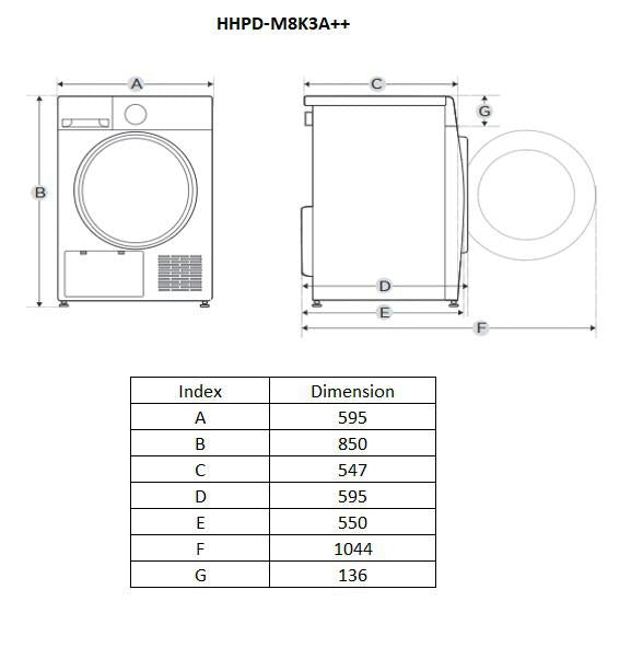USCATOR DE RUFE HEINNER HHPD-M8K3A++