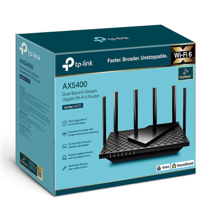 TP-Link TPL WI-FI 6 ROUTER GIGABIT AX5400