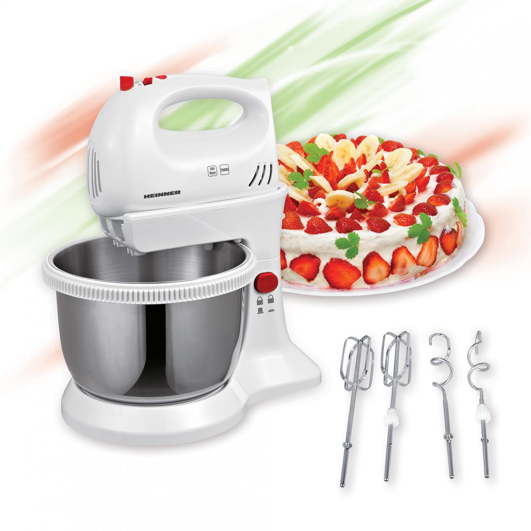 Mixer cu Bol Heinner HMBR-300W