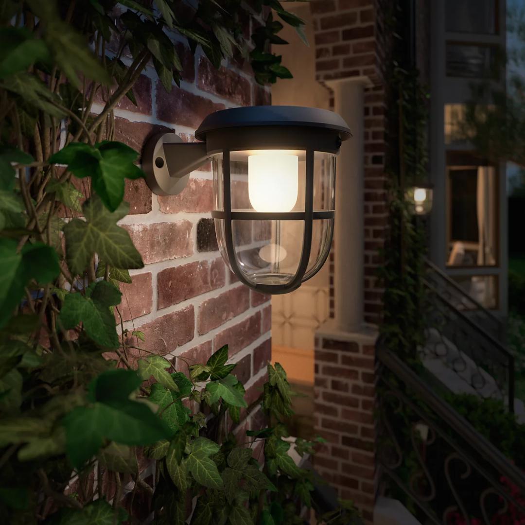 Radii Ue Sr Lk Wa 1.3W 30K Bl IR 06 (Aplica LED solara pentru exterior cu senzor de miscare Philips Radii)
