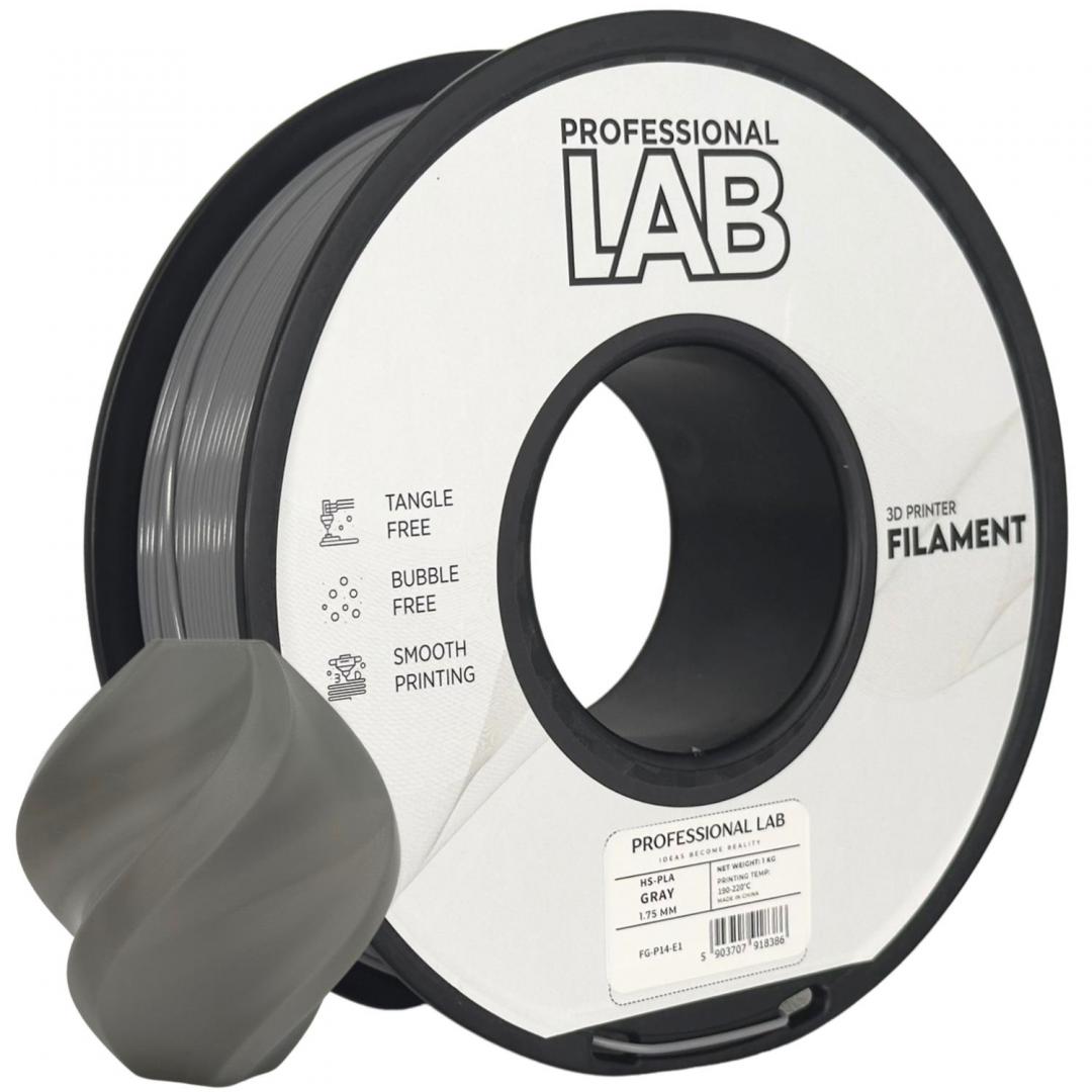 Prof. Lab 3D Filament 1KG HS-PLA Gray (Filament 3D Proffesional Lab)