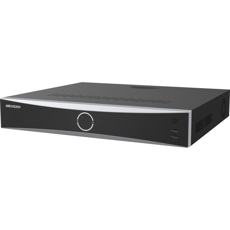 NVR Hikvision 16 canale AcuSeek DS-7716NXI-I4/VPRO; Up to 16-ch AcuSeek and AcuSearch function, Up to 8-ch facial recognition for face picture, Up to 16-ch IP camera inputs, Up to 32-ch 1080p decoding capability, H.265+/H.265/H.264+/H.264, iesiri: HDMI/VG