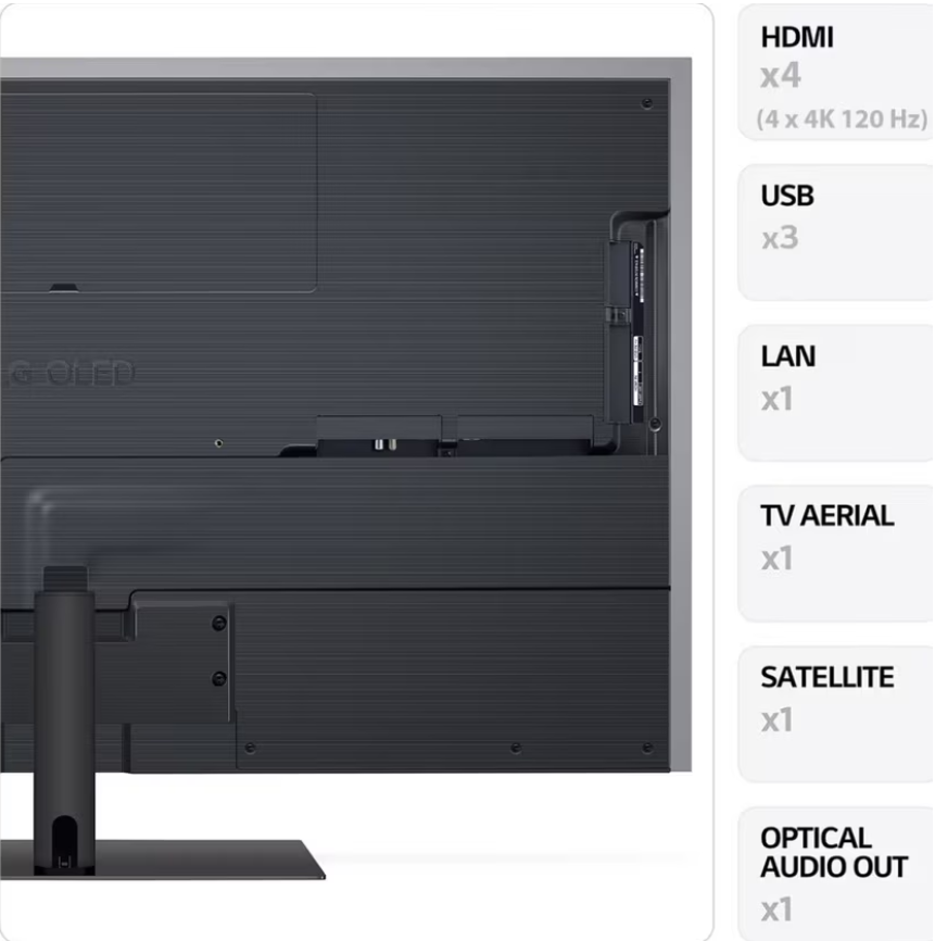 OLED TV 4K 55''(139CM) LG 55G43LS (Model (Smart TV Qled LG OLED55G43LS.AEU 55"(139CM))