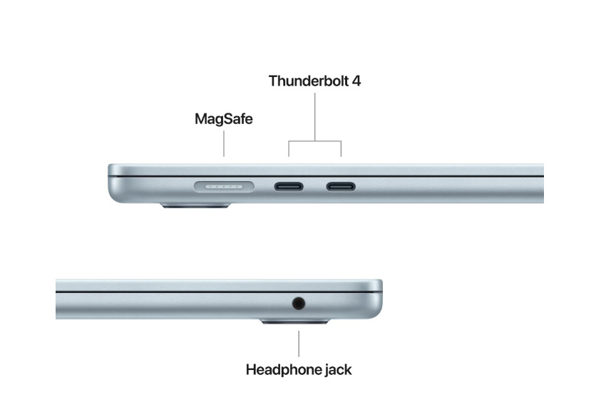 MacBook Air 15.3" Retina/Apple M4 (CPU 10-core, GPU 10-core, Neural Engine16-core)/24GB/512GB - Sky Blue - INT KB (2025)