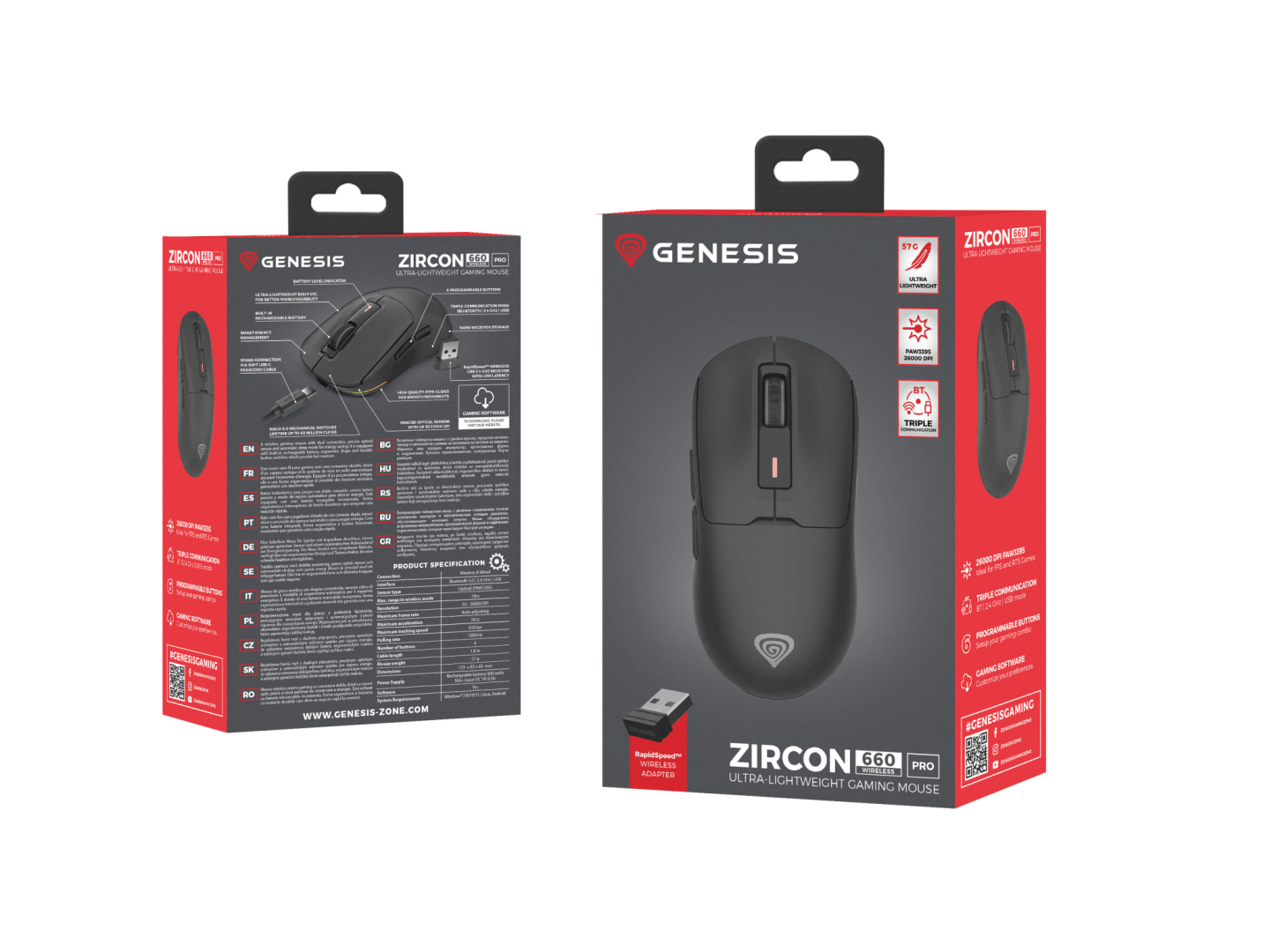 Mouse Genesis WS Zircon 660 Pro 26000 ng
