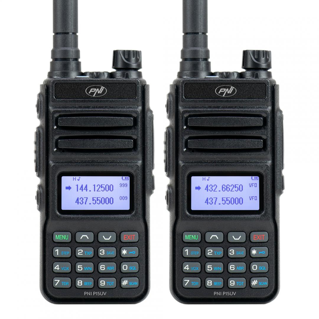 Pni Statie Radio Portabila P15UV Vhf/uhf (Statie radio portabila Vhf/uhf Pni P15UV dual band)