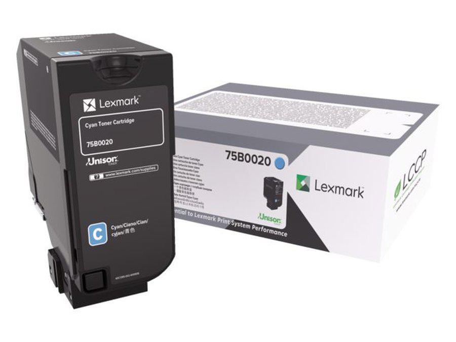 Lexmark 75B0020 Cyan Toner (Toner Lexmark 75B0020)