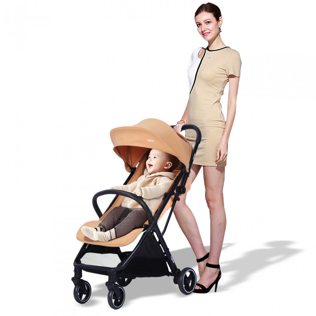 Carucior sport U-Grow autofold, brown (Carucior sport U-Grow autofold)