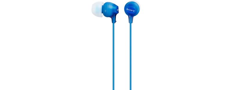 Headphones Sony MDR-EX15 Ap Blue (Casti In-ear Sony EX15AP)